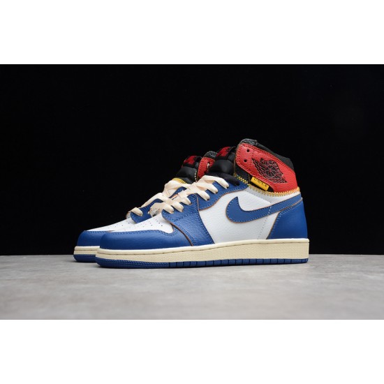 Jordan 1 High Storm Blue BV1300-146 Basketball Shoes