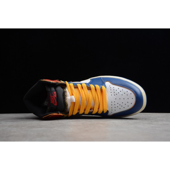 Jordan 1 High Storm Blue BV1300-146 Basketball Shoes