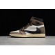 Jordan 1 High Travis Scott X Cactus Jack CD4487-100 Basketball Shoes