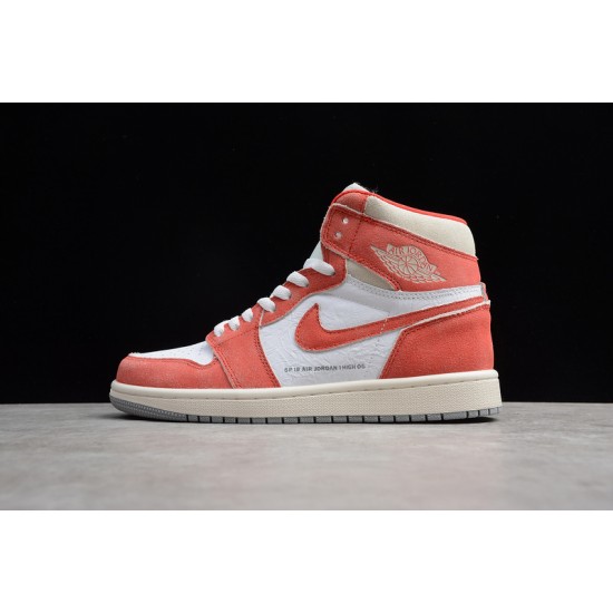 Jordan 1 High Watermelon Red BV0006-900 Basketball Shoes