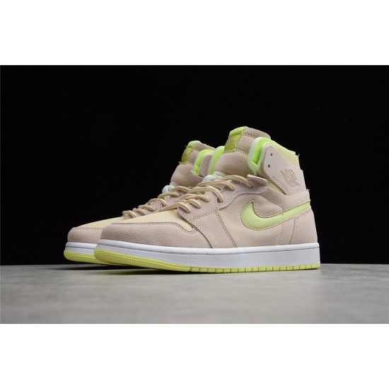 Jordan 1 High Zoom CMFT Lemon Twist CT0979-200 Basketball Shoes