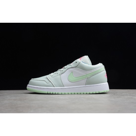 Jordan 1 Low Barely Grey Spruce 554723051 Basketball Shoes Women