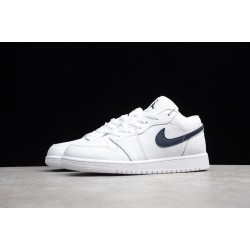 Jordan 1 Low Black White 553560114 Basketball Shoes Unisex