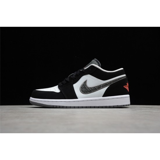 Jordan 1 Low Canvas Swoosh 553558029 Basketball Shoes