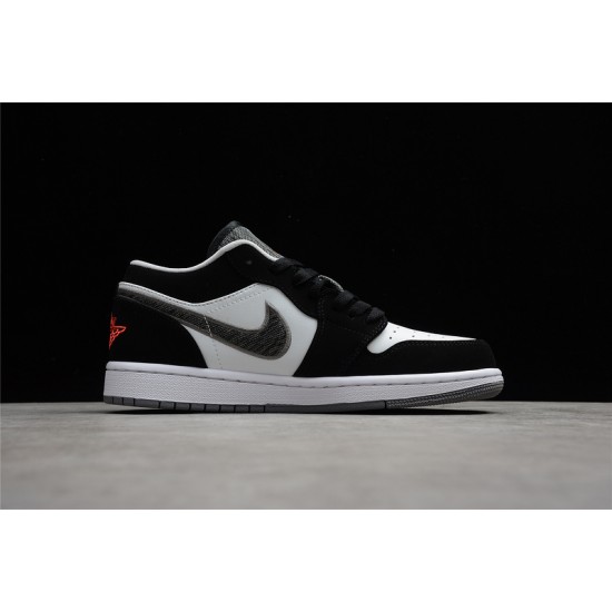 Jordan 1 Low Canvas Swoosh 553558029 Basketball Shoes