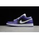 Jordan 1 Low Court Purple 553558501 Basketball Shoes Unisex