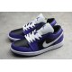 Jordan 1 Low Court Purple 553558501 Basketball Shoes Unisex