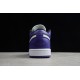 Jordan 1 Low Court Purple 553558501 Basketball Shoes Unisex