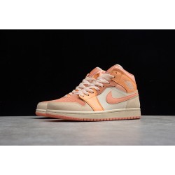 Jordan 1 Mid Apricot DH4270-800 Basketball Shoes