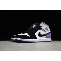 Jordan 1 Mid Dark Concord 554725-051 Basketball Shoes