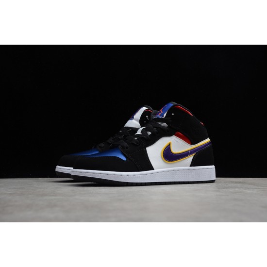 Jordan 1 Mid Rivals BQ6931-005 Basketball Shoes