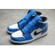 Jordan 1 Mid Signal Blue DD6834-402 Basketball Shoes