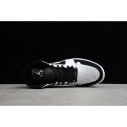 Jordan 1 Mid Tuxedo 554724-113 Basketball Shoes