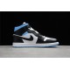 Jordan 1 Mid University Blue BQ6472-102 Basketball Shoes