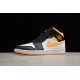 Jordan 1 Mid White Laser Orange CV5276-107 Basketball Shoes