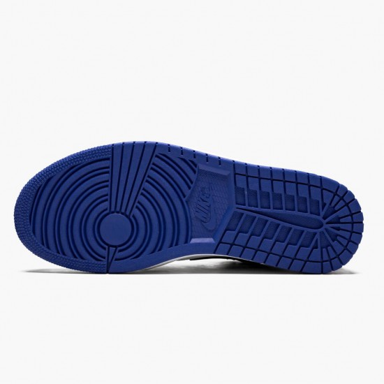 Women/Men Air Jordan 1 Low Royal Toe CQ9446-400 Jordan Shoes