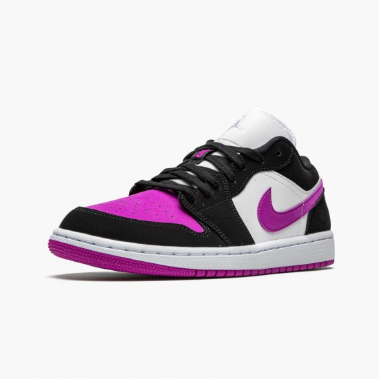 Women/Men Air Jordan 1 Retro Low Black Cactus Flower DC0774-005 Jordan Shoes