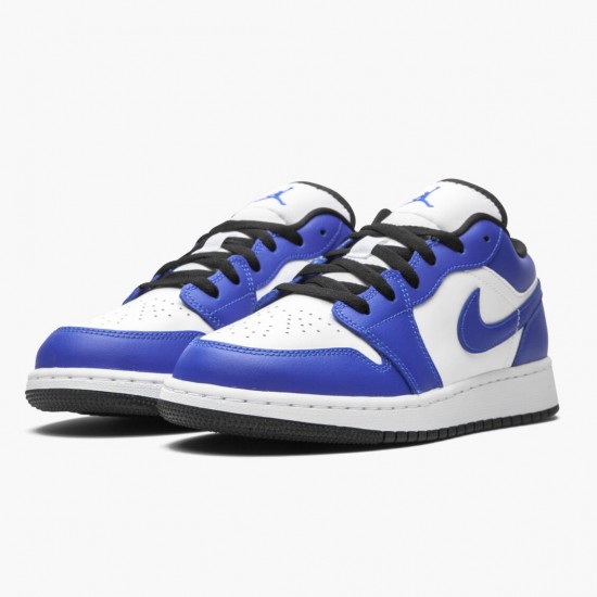 Women/Men Air Jordan 1 Retro Low Game Royal 553560-124 Jordan Shoes