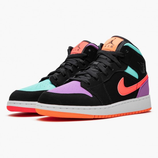 Women/Men Air Jordan 1 Mid Candy 554725-083 Jordan Shoes