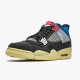 Women/Men Air Jordan 4 Retro Union Off Noir DC9533-001 Jordan Shoes