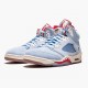 Women/Men Air Jordan 5 Retro Trophy Room Ice Blue CI1899-400 Jordan Shoes