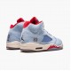 Women/Men Air Jordan 5 Retro Trophy Room Ice Blue CI1899-400 Jordan Shoes