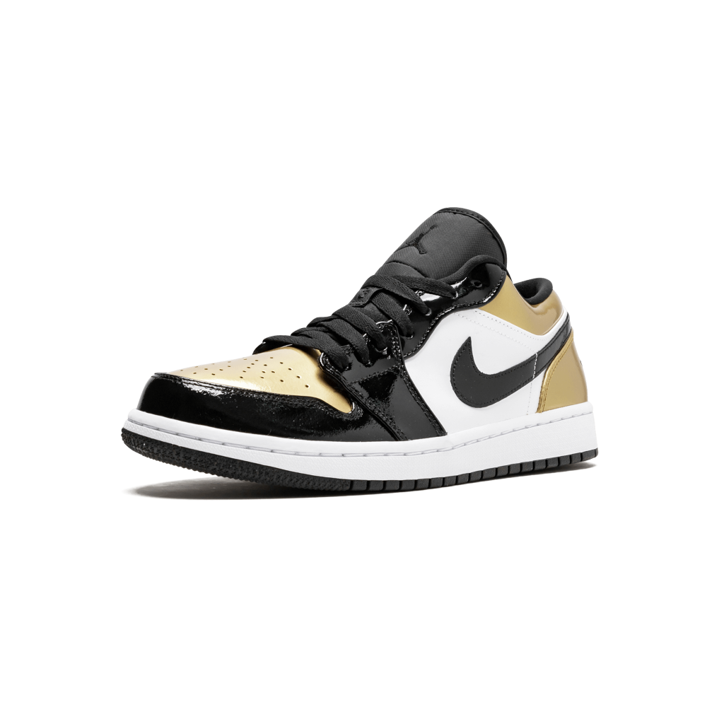 Excellence Air Jordan 1 Low Gold Toe Black Gold Black - Air Jordan ...