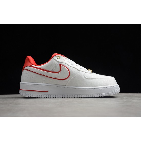 Nike Air Force 1 Low Red --898889-101 Casual Shoes Unisex