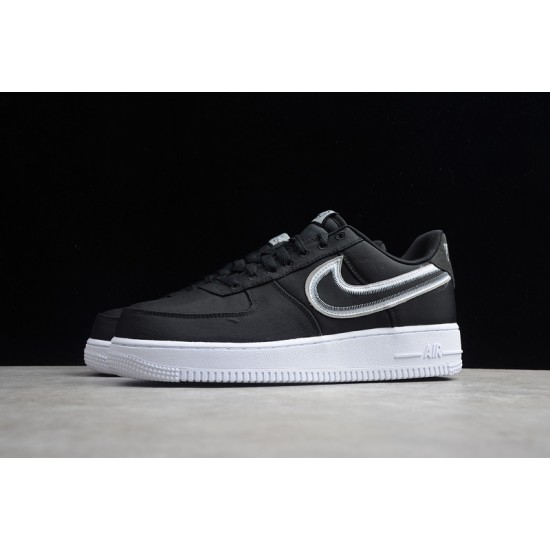 Nike Air Force 1 Low Reverse Stitch - Black --CD0886-001 Casual Shoes Unisex