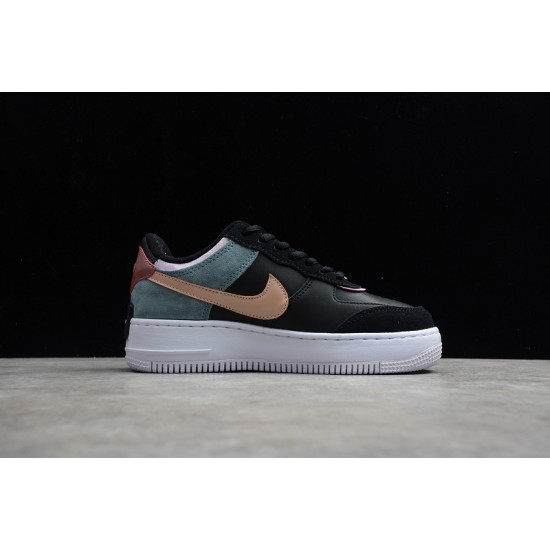 Nike Air Force 1 Low Shadow Black Light Arctic Pink --CU5315-001 Casual Shoes Women