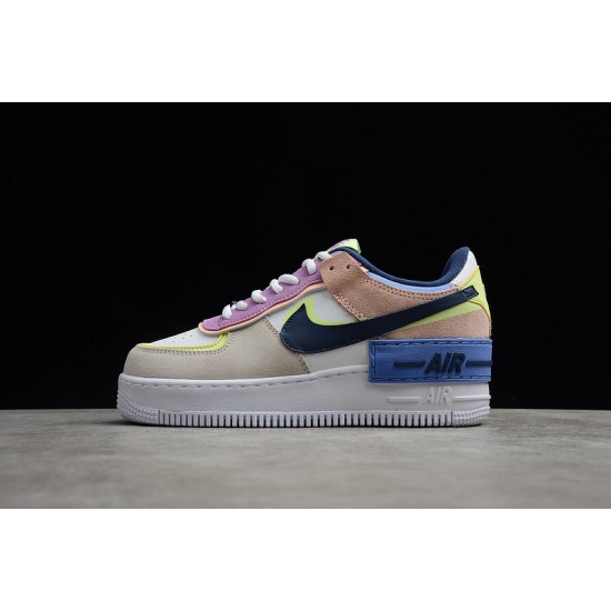 Nike Air Force 1 Low Shadow Crimson Tint Volt --CU8591-001 Casual Shoes Women