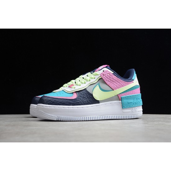 Nike Air Force 1 Low Shadow Multi-Color --CK3172-001 Casual Shoes Women