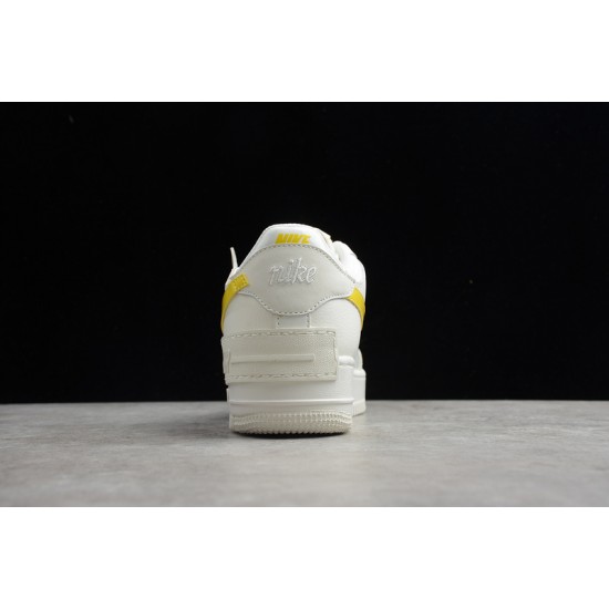 Nike Air Force 1 Low Shadow Sail Opti Yellow --CZ0375-100 Casual Shoes Women