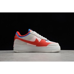 Nike Air Force 1 Low Shadow Sail Royal Red --CU8591-100 Casual Shoes Women