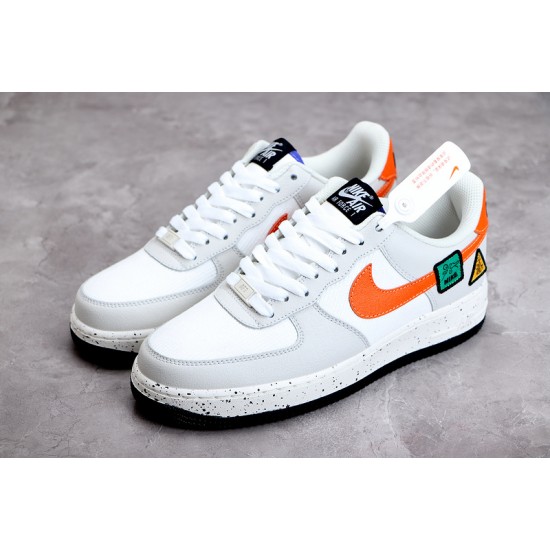 Nike Air Force 1 Low Orange White ——DO4657-081 Casual Shoes Unisex