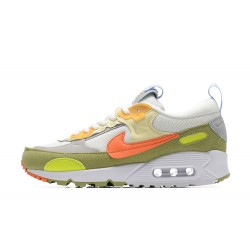 Nike Air Max 90 Futura Mens Green Orange Shoes