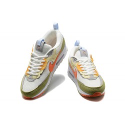 Nike Air Max 90 Futura Mens Green Orange Shoes