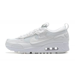 Nike Air Max 90 Futura Womens/Mens Triple White DM9922-101 Shoes