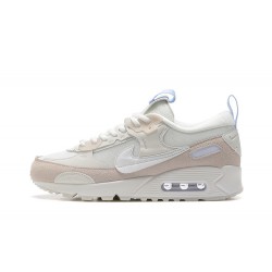 Nike Air Max 90 Futura Womens White Beige Shoes