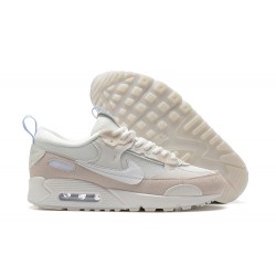 Nike Air Max 90 Futura Womens White Beige Shoes