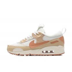 Nike Air Max 90 Futura Womens White Brown DV7190-100 Shoes