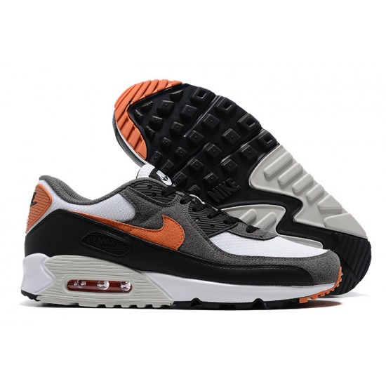 Nike Air Max 90 Mens Black Orange DM0029-101 Shoes