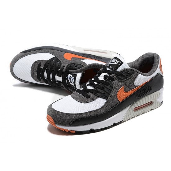 Nike Air Max 90 Mens Black Orange DM0029-101 Shoes