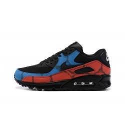 Nike Air Max 90 Mens Black Red DJ6888-001 Shoes