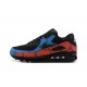 Nike Air Max 90 Mens Black Red DJ6888-001 Shoes