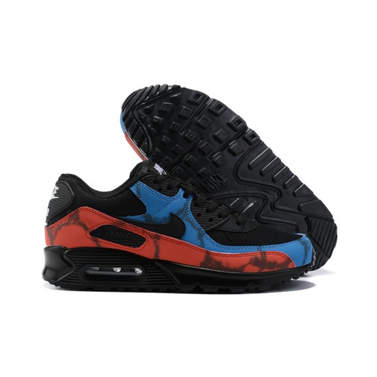 Nike Air Max 90 Mens Black Red DJ6888-001 Shoes