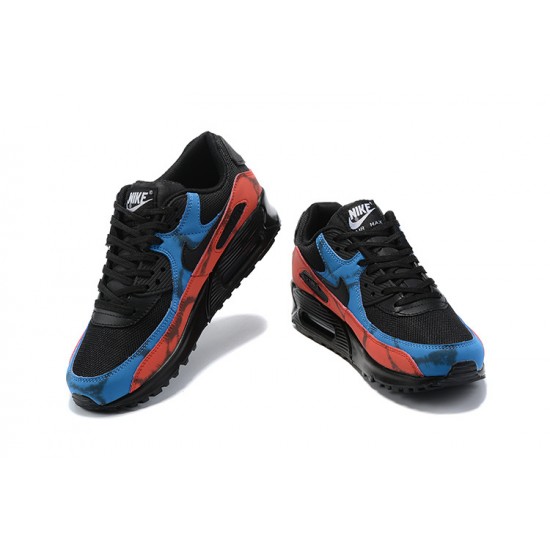 Nike Air Max 90 Mens Black Red DJ6888-001 Shoes