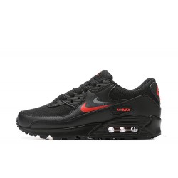 Nike Air Max 90 Mens Black Red Shoes