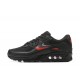 Nike Air Max 90 Mens Black Red Shoes