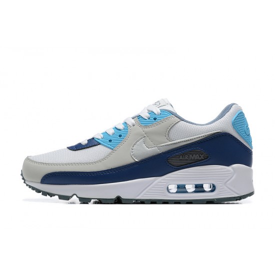 Nike Air Max 90 Mens Blue White FD0664-400 Shoes